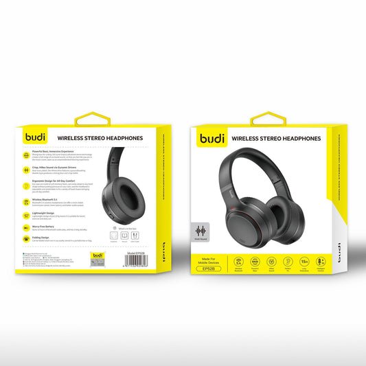 budi EP52B Wireless Stereo Headphones