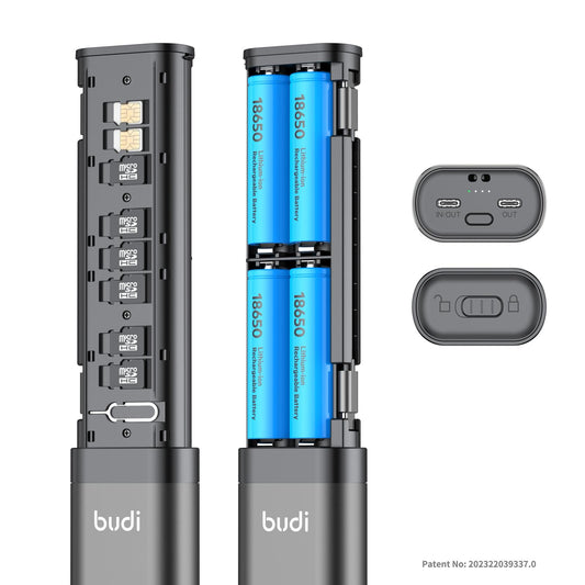 budi 18650 Battery Charger & 20W PD Power Bank